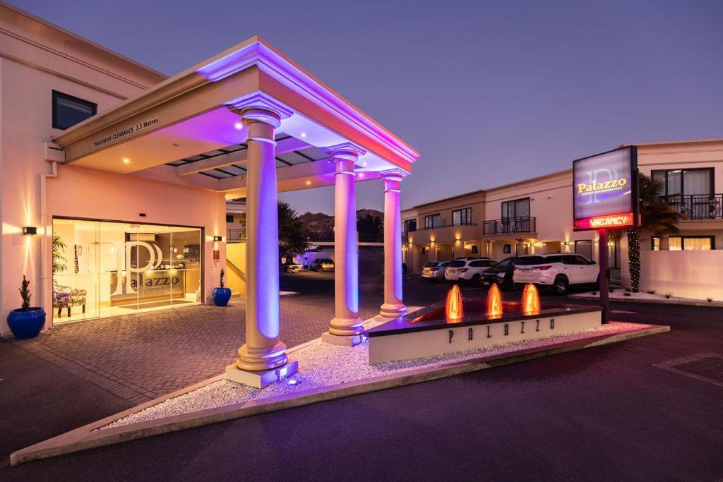 Palazzo Motor Lodge Nelson Dış mekan fotoğraf Entrance of the hotel